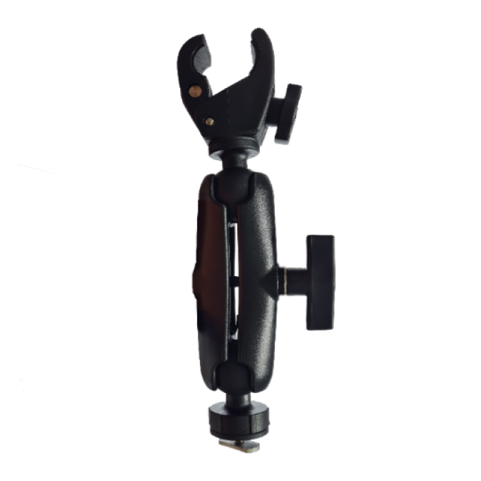 VIN-C Универсальное крепление с струбциной под трубу 18-41мм, муфта 150мм, Т-Болт, шары 38мм