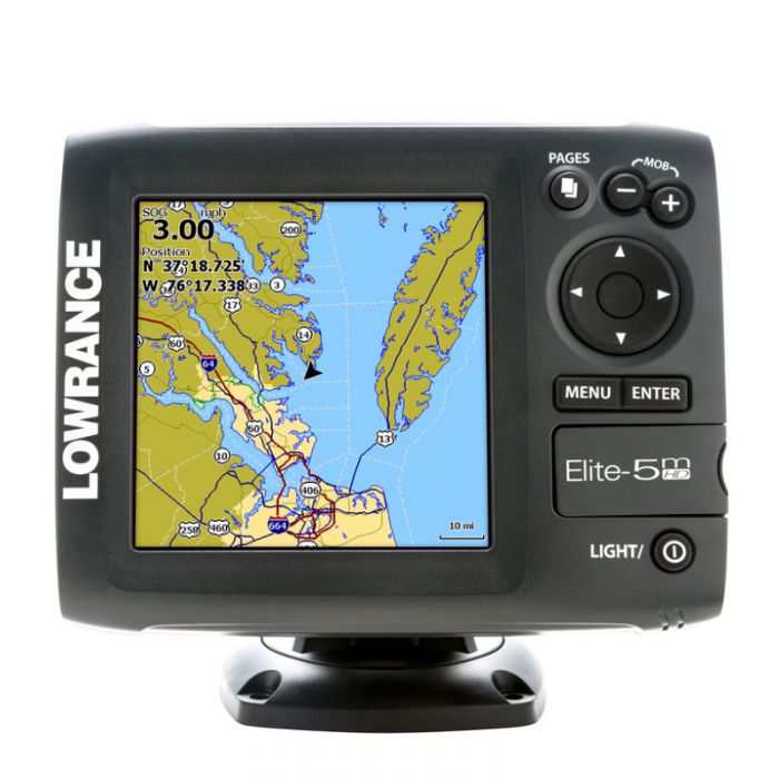 Картплоттер Lowrance Elite-5m HD GPS